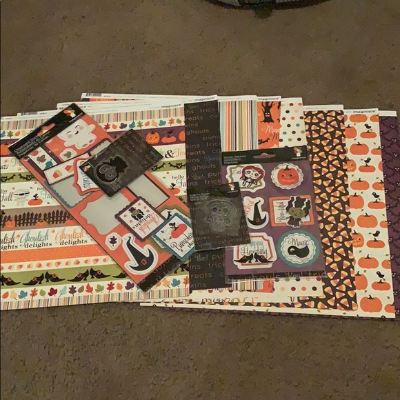 Other - Halloween scrapbook set